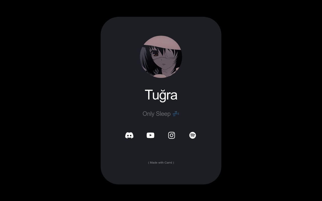 Carrd profile picture for @tugra